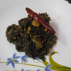 A picture of Fresh Amaranthus stem fry.