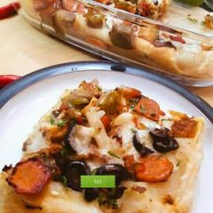 Reverse Puff Pastry Pizza A picture of Reverse Puff Pastry Pizza.