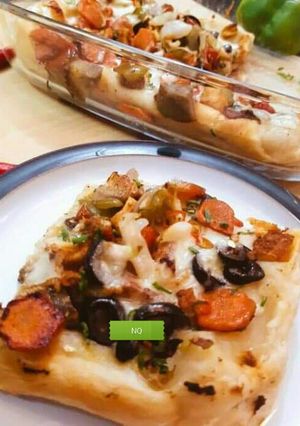 A picture of Reverse Puff Pastry Pizza.