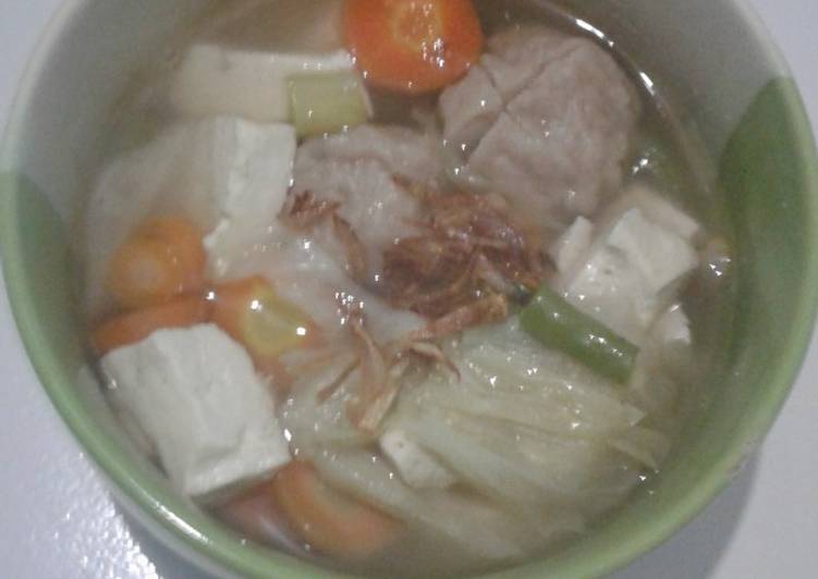 Sop Baso Tahu Simple Bgt