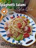 Spaghetti Salami Aglio Olio Ala Pizza Hut