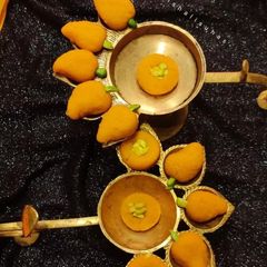 A picture of Mango Coconut Peda.