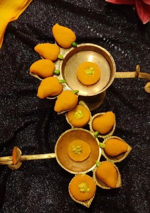 A picture of Mango Coconut Peda.