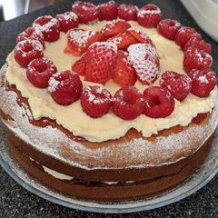 A picture of Eggless Sponge Cake Recipe.