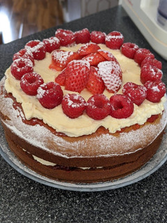 A picture of Eggless Sponge Cake Recipe.