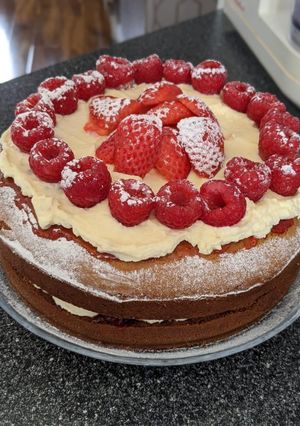 A picture of Eggless Sponge Cake Recipe.