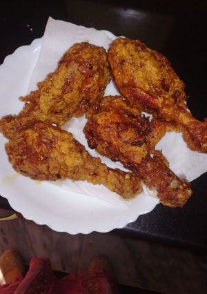 A picture of Easy KFC style chicken.