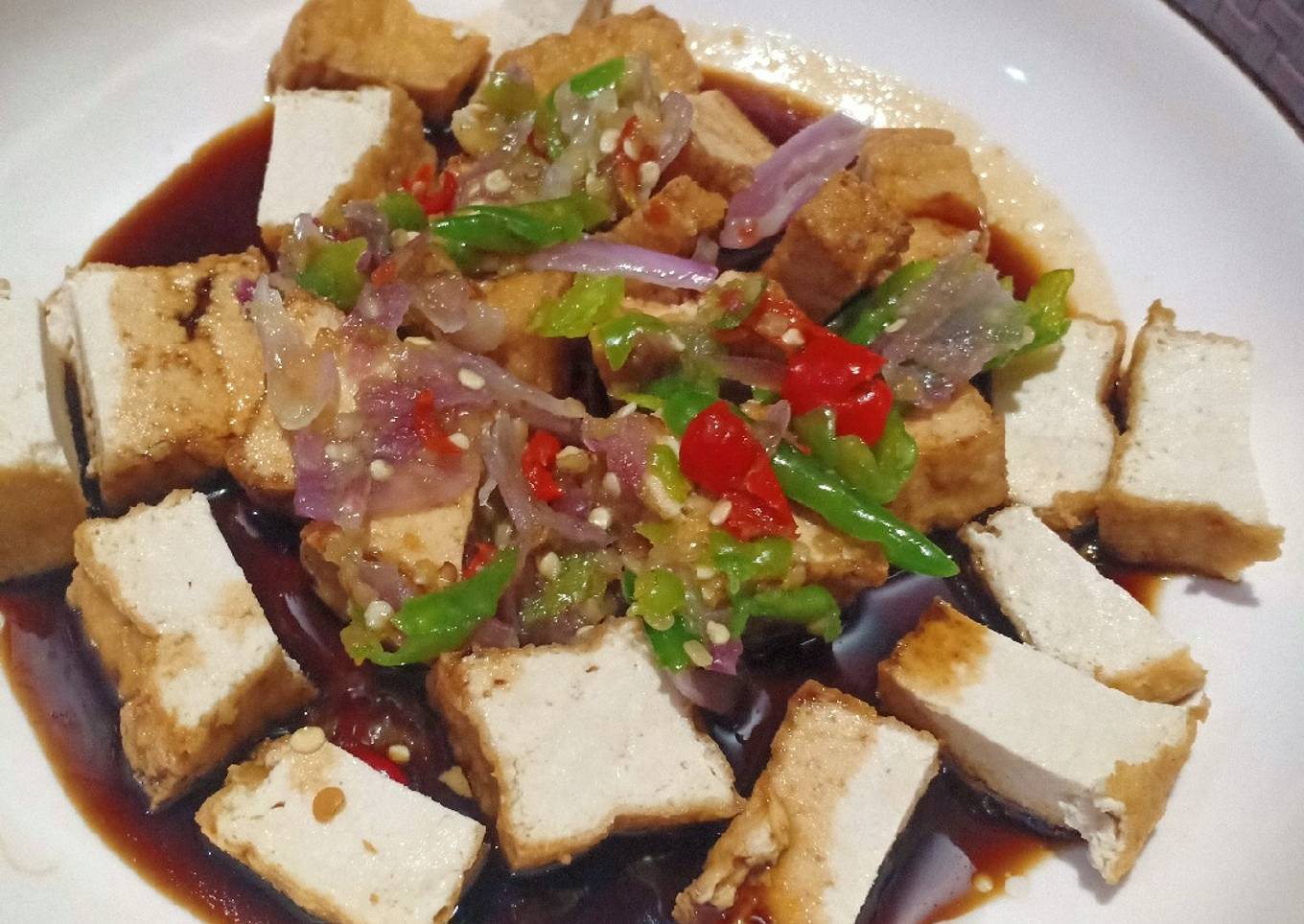 Tahu Gejrot Khas Cirebon