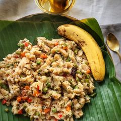 A picture of Vegetable Upma.