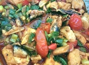 Foto resep Sardines kaleng tumis tahu