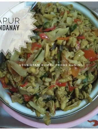 Cara Mudah Menyiapkan Resep Usus Ayam Bumbu Pedas Kuning yang Sempurna Anti Ribet, Menggugah Selera