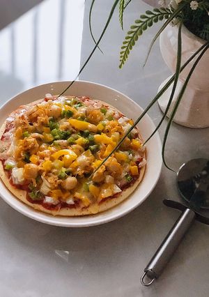 Hình của món Pizza cồi mai.