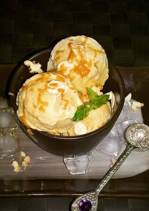 A picture of Date Palm Jaggery Ice Cream.