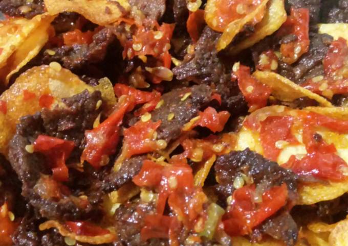 Resep: Dendeng Sapi Padang Super Renyah Bahan Sederhana