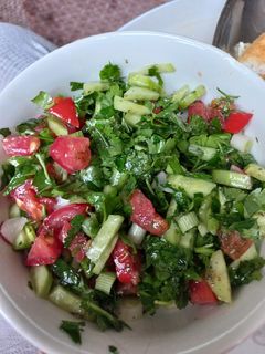 عکسی از دستور سالاد مخصوص سرآشپز