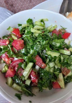 عکسی از دستور سالاد مخصوص سرآشپز