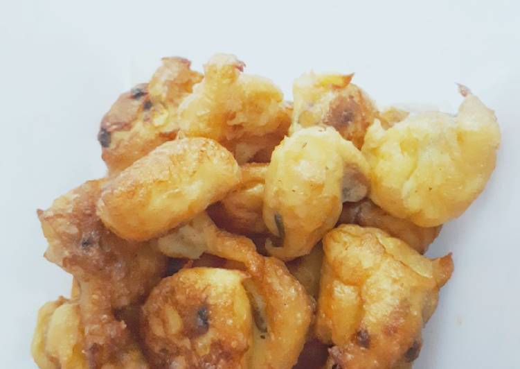 Resep Tropical Fritter / Kue Sus Goreng Isi Buah Anti Gagal