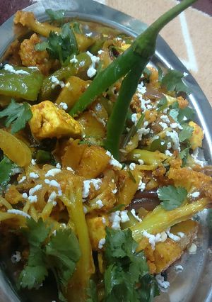 A picture of Special mix veg sabzi.