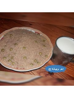 صورة لوصفة كسكس الشعير بالجلبانة