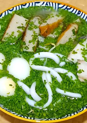 Hình của món Bánh canh hẹ.