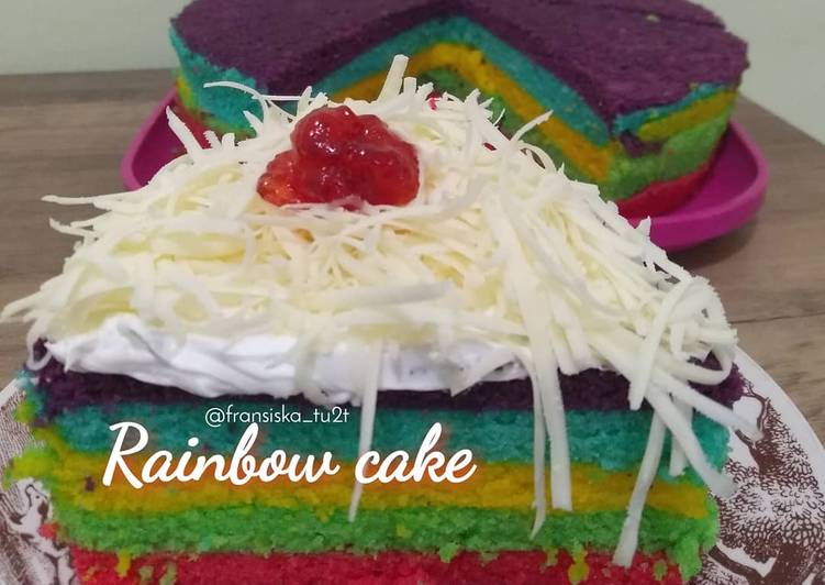 Resep Rainbow cake 🌈🍰, Sempurna