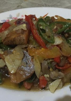 Foto resep Tumis ikan asin jambal sederhana