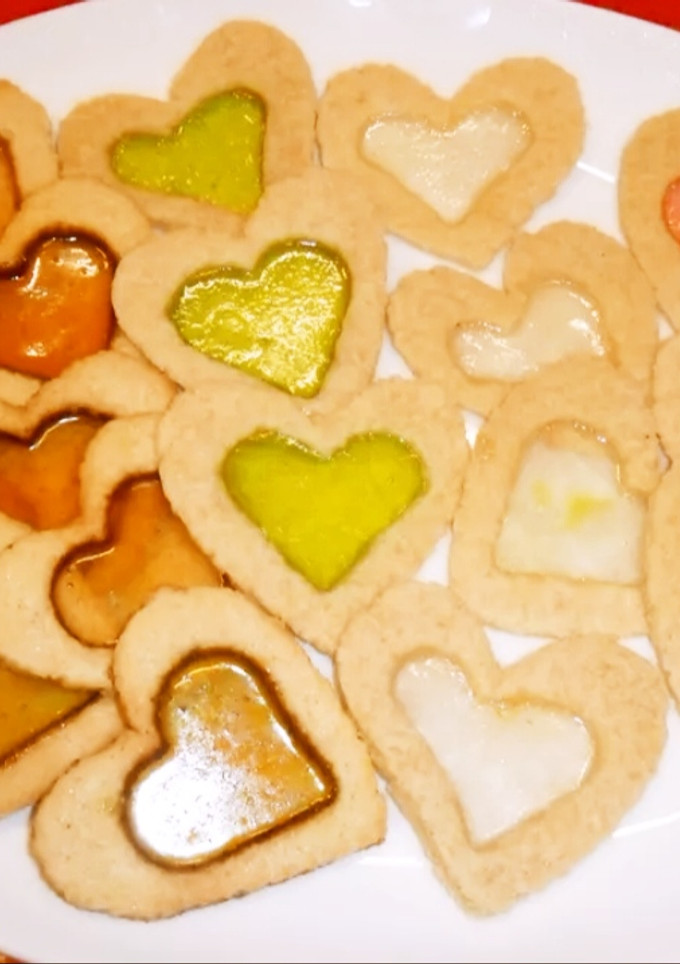 Una foto de Galletas corazón
