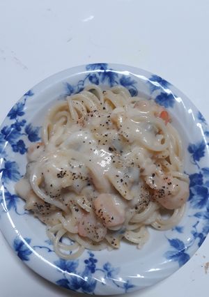 Hình của món Pasta hải sản.