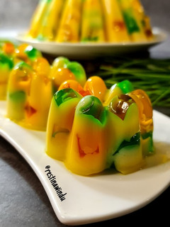 Foto resep Puding Jagung Mozaik