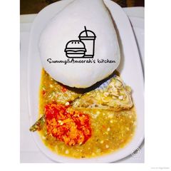 A picture of Tuwo Miyan kubewa.