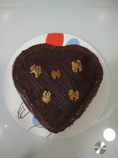 Una foto de Brownie de avellana y chocolate