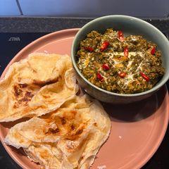 A picture of Francesco’s Parsley Curry.