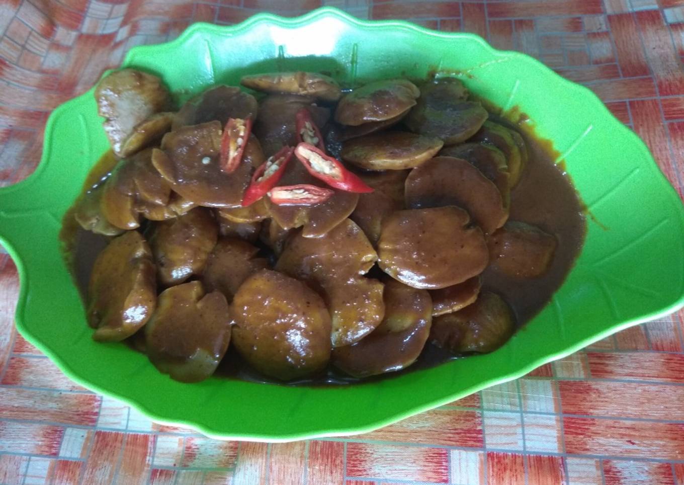 Rendang jengkol bumbu indofood simple dan praktis