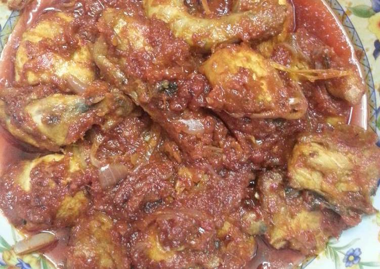 Resep Ayam Masak Merah, Lezat Sekali