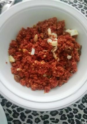 A picture of Gajar ka halwa.