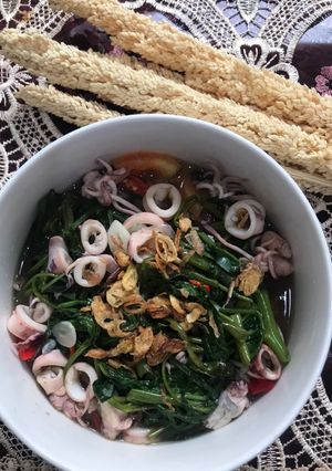 Foto resep Tumis Kangkung Cumi Asin