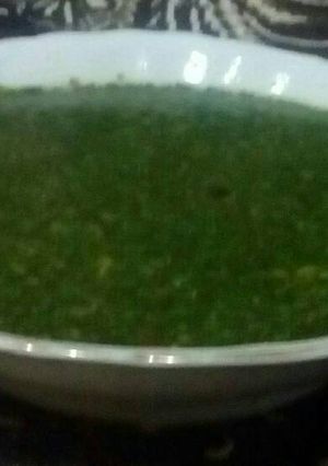 صورة لوصفة ملوخية مصرية 🌱