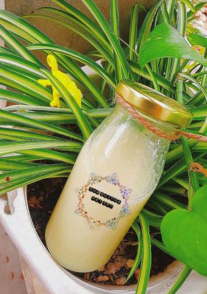 Hình của món Sữa quinoa hạt sen.