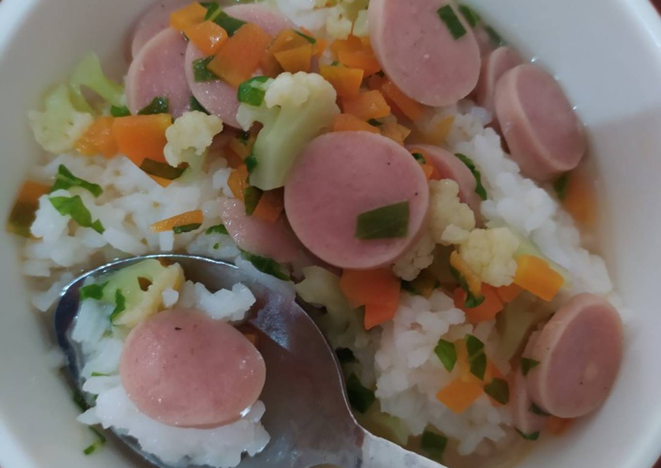 Sop sosis ayam
