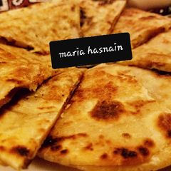 Aloo paratha A picture of Aloo paratha.