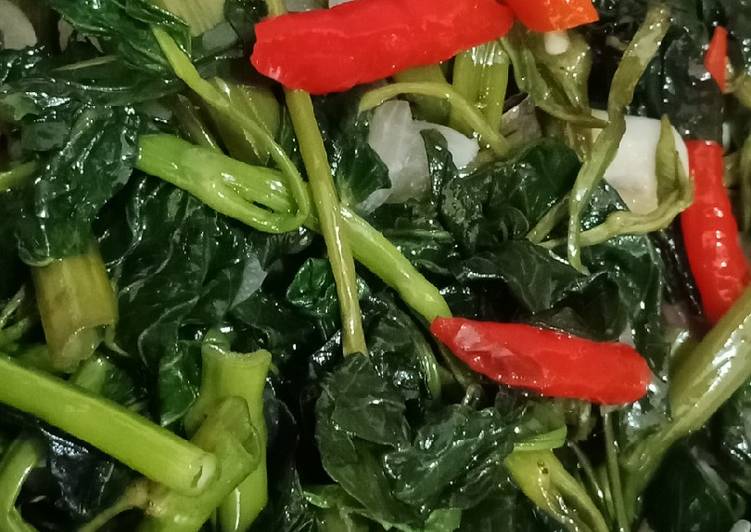 Resep Tumis Kangkung Gurih non MSG yang Bikin Ngiler