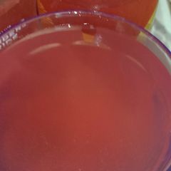 A picture of Nimbu Pani with roohafza.