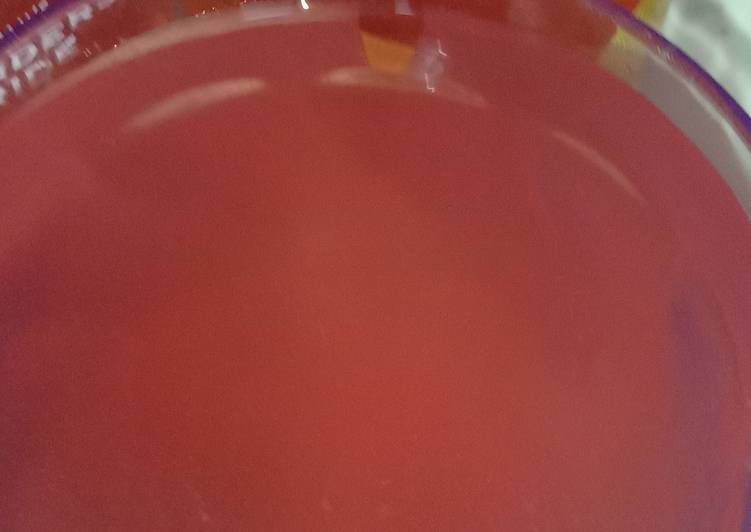 Nimbu Pani with roohafza