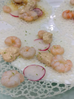 Una foto de Tortillitas de gambas