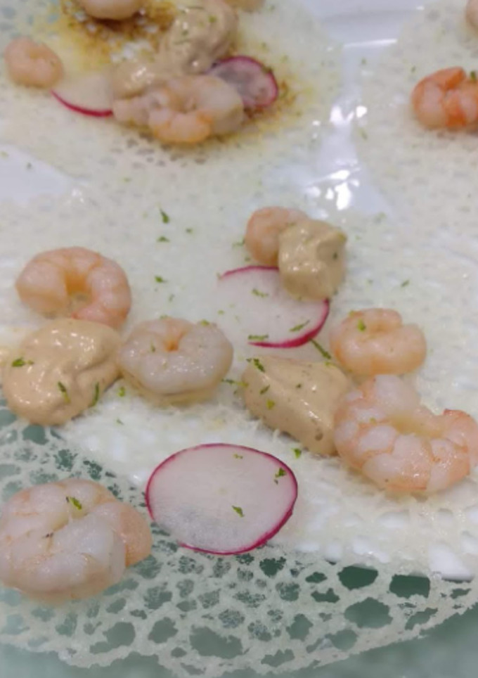 Una foto de Tortillitas de gambas