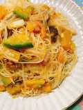 Stir-Fried Rice Vermicelli with Pumpkin