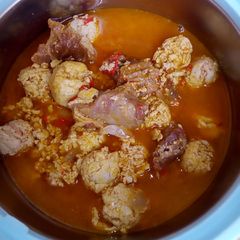 A picture of Egusi soup.