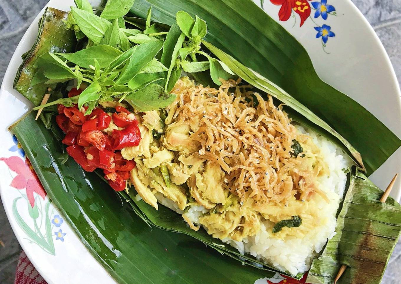 Nasi Bakar Ayam