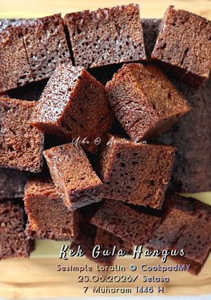 Gambar Kek Gula Hangus