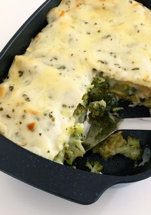 Une photo de Lasagnes brocolis chèvre